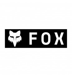 Pegatina Fox Corporate Logo 18 cm Negro