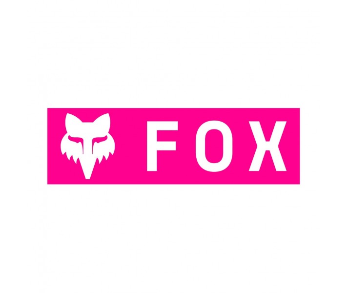 Pegatina Fox Corporate Logo 18 cm Rosa