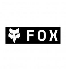 Pegatina Fox Corporate Logo 5 cm Negro