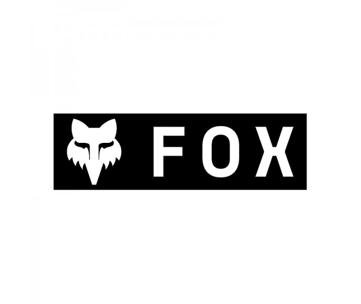 Pegatina Fox Corporate Logo 5 cm Negro