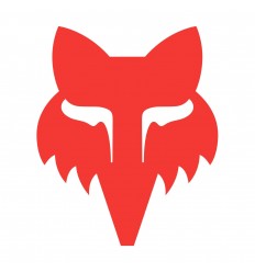 Pegatina Fox Head 10 cm Rojo