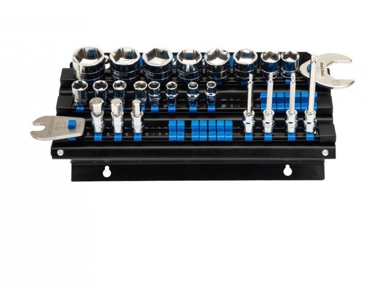 Park Tool JH-3 ORGANIZADOR DE PARED DE LLAVES DE VASO, PUNTAS Y HERRAMIENTAS