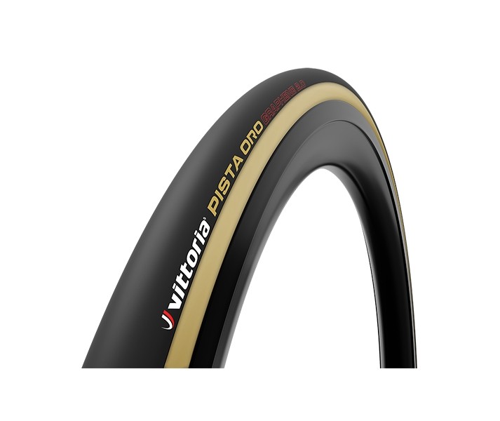 Cubierta Vittoria Track Pista Oro 23-28' Crema/Negro G2