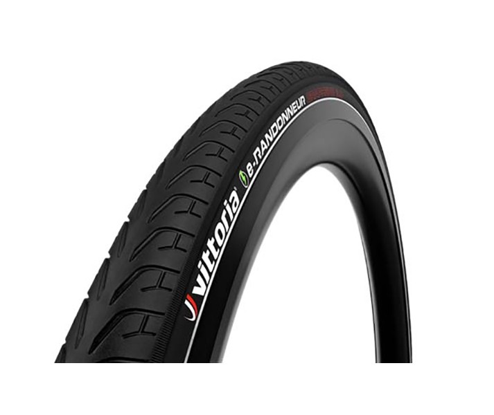 Cubierta Vittoria City E-Randonneur Negro 700x35c Rigid Refl G2