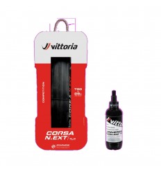 Pack 2 Cubiertas Vittoria Corsa N.EXT 700x28C + Sellante Tubeless