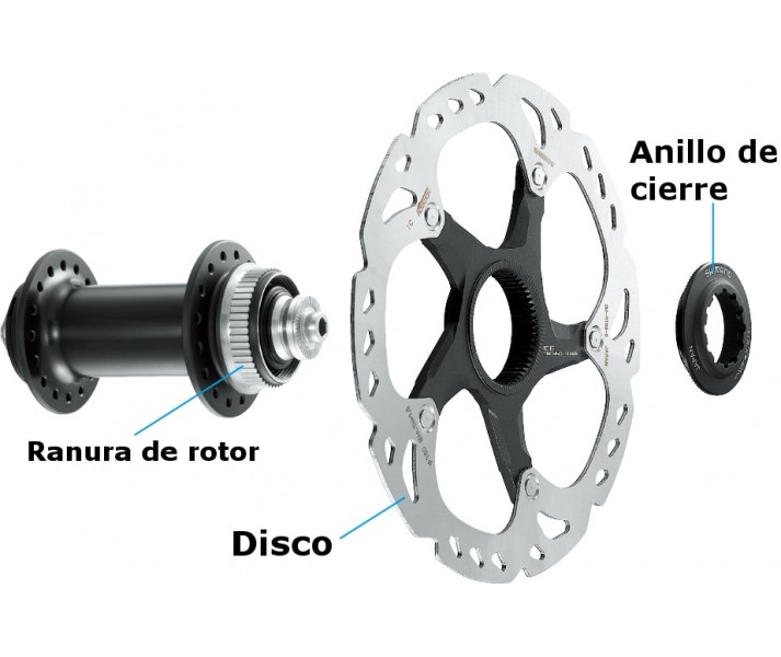 Disco Shimano 180mm Center Lock RT54 Solo Resina