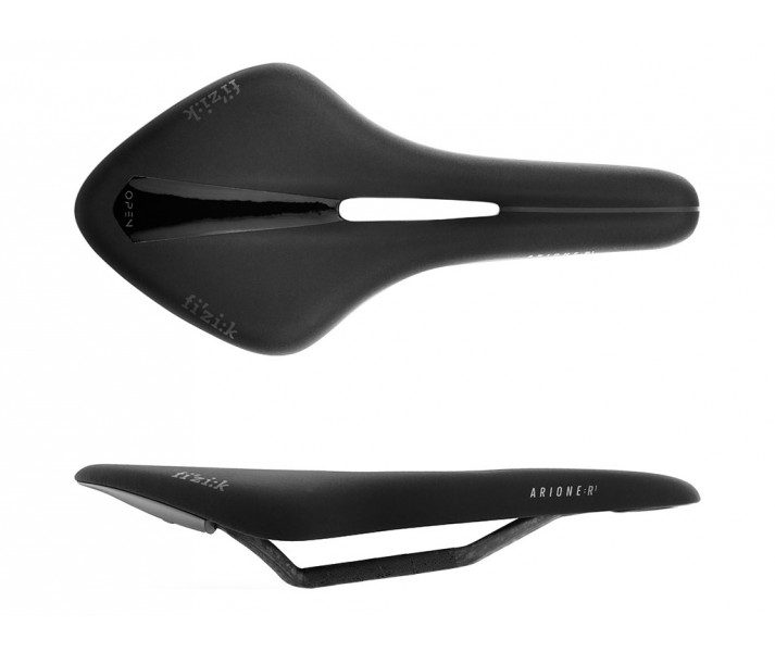 Sillín Fizik ARIONE R1 OPEN CARBON Negro LARGE