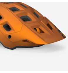 Visera Met Casco Terranova Naranja/Titanio Metalico Mate