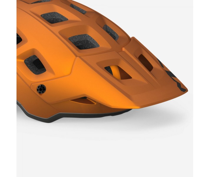 Visera Met Casco Terranova Naranja/Titanio Metalico Mate