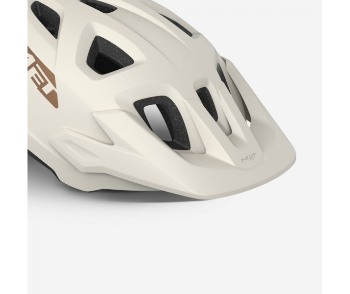 Visera Met Casco Echo Blanco/Bronce Mate