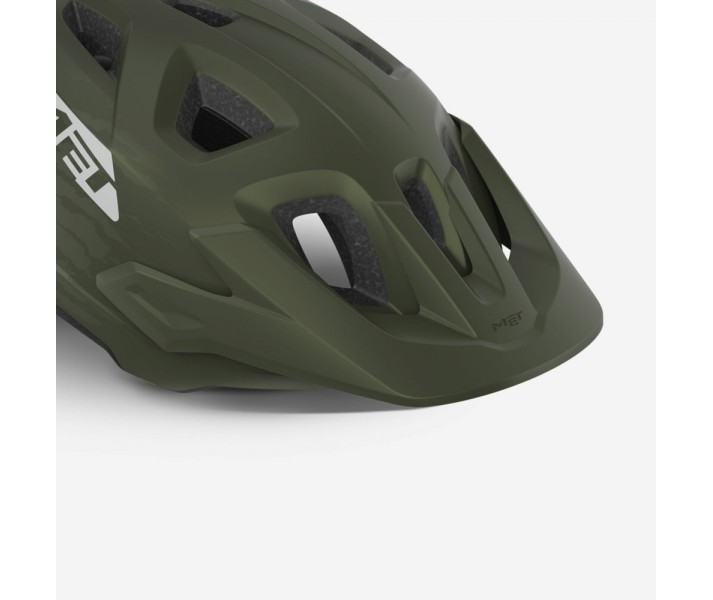 Visera Met Casco Echo Verde Mate