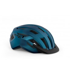 Casco Met Allroad Mips Azul Metalico Mate