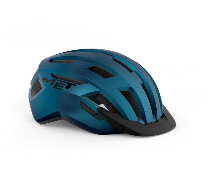 Casco Met Allroad Mips Azul Metalico Mate