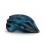 Casco Met Crossover Azul Metalico Mate