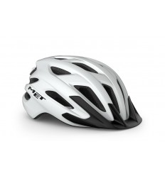 Casco Met Crossover Blanco Mate