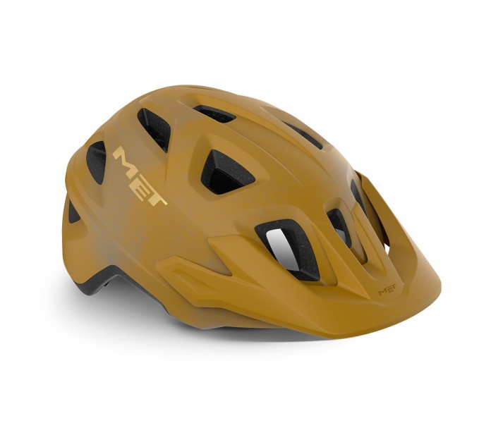 Casco Met Echo Marron Desierto Mate