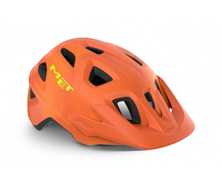 Casco Met Echo Naranja/Oxido Mate