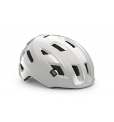 Casco Met E-Mob Blanco Brillo