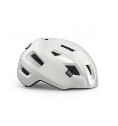 Casco Met E-Mob Blanco Brillo