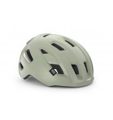 Casco Met E-Mob Gris Musgo Mate