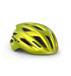 Casco Met Idolo Mips Amarillo Lima Metalico Brillo