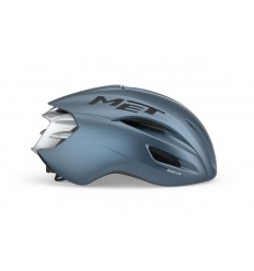 Casco Met Manta Mips Azul Marino/Plata Mate