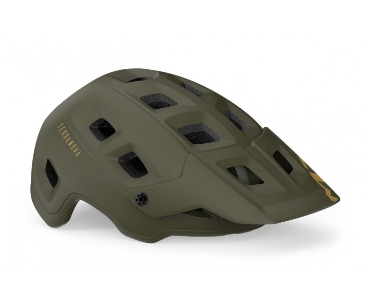 Casco Met Terranova Mips Verde Oliva Oscuro Mate