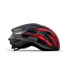 Casco Met Trenta 3K Carbon Mips Rojo Iridiscente Brillo