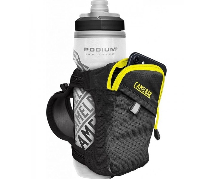 Portabidón Mano CAMELBAK QUICK GRIP CHILL Negro/Amarillo Flúor 620mL - 0.5L