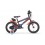 Bicicleta Infantil MBM Rockstar 12' Negro-Rojo