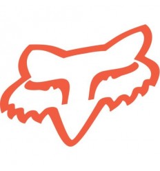 Pegatina FOX HEAD TDC - 4' Naranja