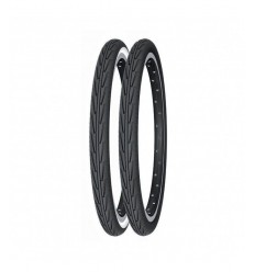 Cubierta Michelin 20x1.75 Diabolo City Junior Blanca Negra