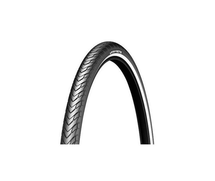 Cubierta Michelin 700x28C Protek Flanco Reflectante