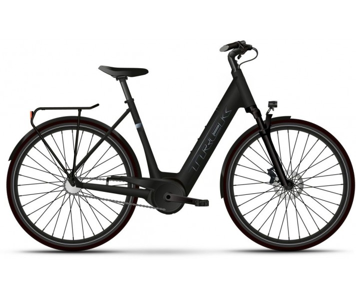 Bicicleta Eléctrica Trek District+ 4 Lowstep Protector Cadena 800Wh 2025