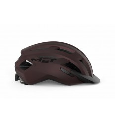 Casco Met Allroad Mips Rojo Burdeos Mate