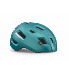 Casco Met E-Mob Turquesa Mate