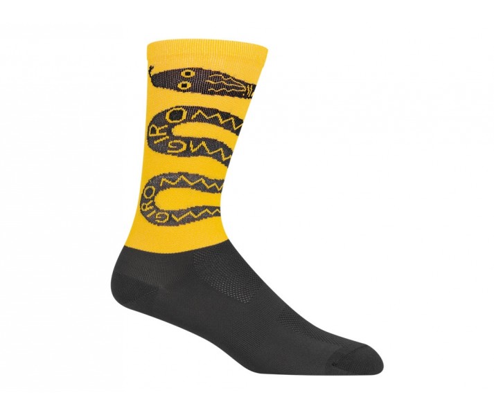 Calcetines Giro Comp Racer High Rise Amarillo/Negro