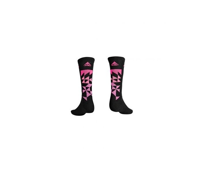 Calcetines Merida Mtb Negro/Fucsia