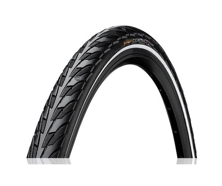 Cubierta Continental Contact 700X28C Reflectante Negro