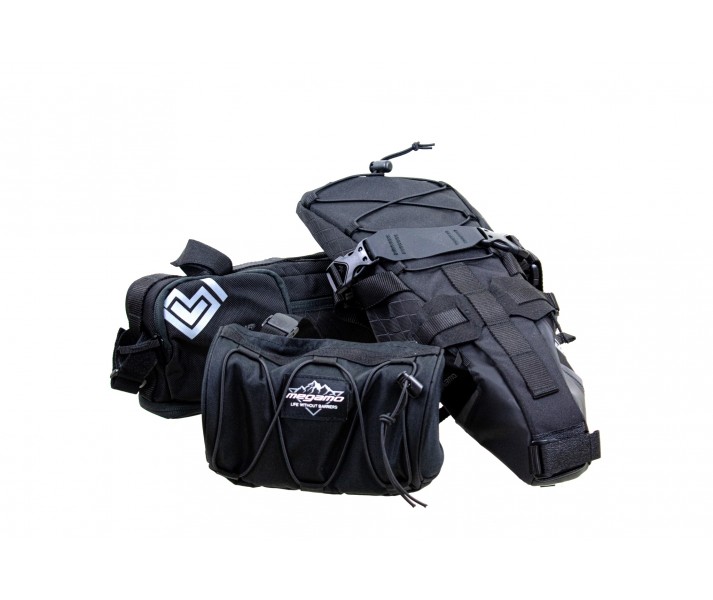 Pack 3 Bolsas Bikepacking Megamo Jakar Negro