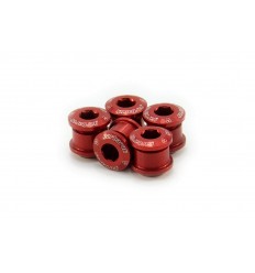 Tornillos Plato Garbaruk M8x0.75 Rojo