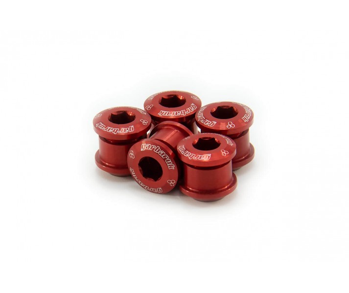 Tornillos Plato Garbaruk M8x0.75 Rojo