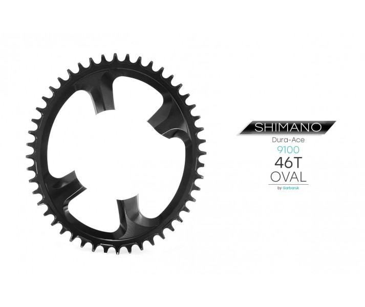 Plato Ovalado Garbaruk Shimano Dura-Ace 9100 (46-48-50-52T)