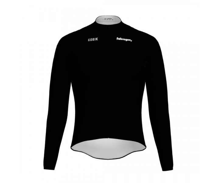 Chaqueta Cortavientos Gobik Windpeak Fabregues Team Negro 2025