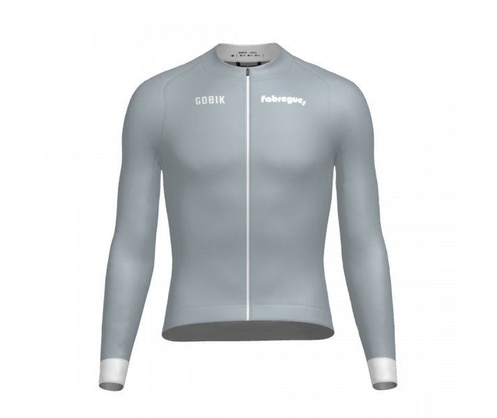 Maillot Gobik Manga Larga Hyder Fabregues Team Gris 2025