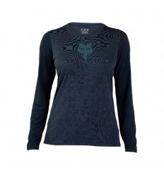 Camiseta Mujer Fox Ranger Tru Dri LS Azul |31113-207|