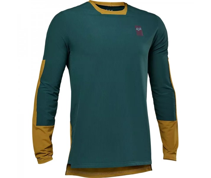 Camiseta Fox Defend Thermal Verde |30094-294|