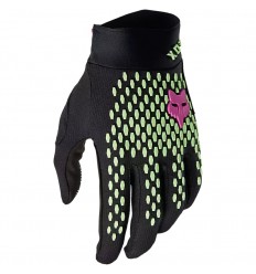 Guantes Fox Defend Race Negro/Verde/Rosa |30598-001|