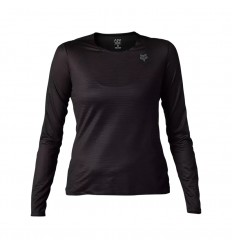 Camiseta Mujer Fox Flexair Ascent LS Negro |31102-001|