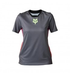 Camiseta Mujer Fox Defend Race Gris/Azul |31090-052|